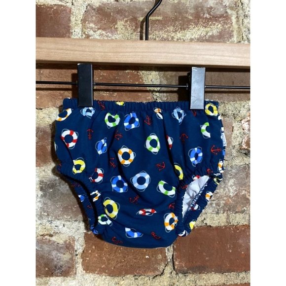 Swim Diaper iPlay Navy Anchors UPF 50 + 12-18m - Picture 2 of 7
